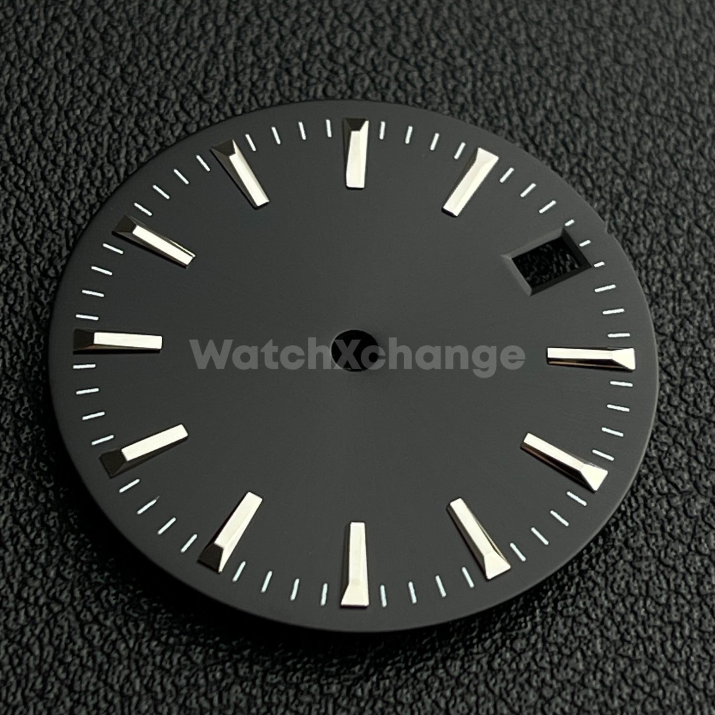28.5mm Black & Silver Watch Dial for SEIKO NH35 NH36 Movement