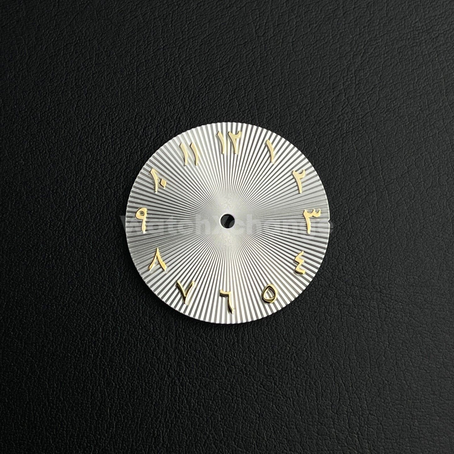 28.5mm Silver & Gold Arabic Watch Dial NH35 NH36 Movement Professional