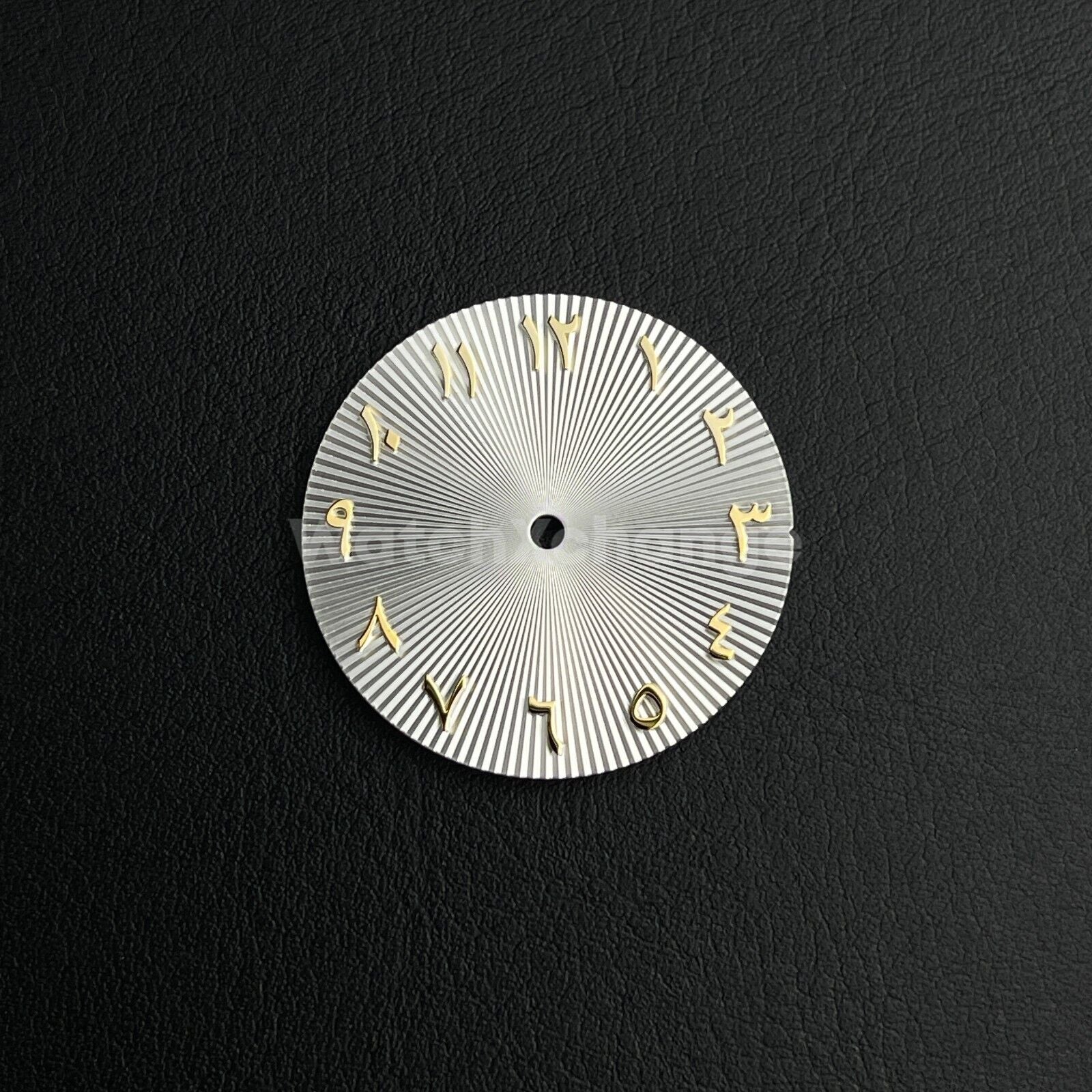 28.5mm Silver & Gold Arabic Watch Dial NH35 NH36 Movement Professional