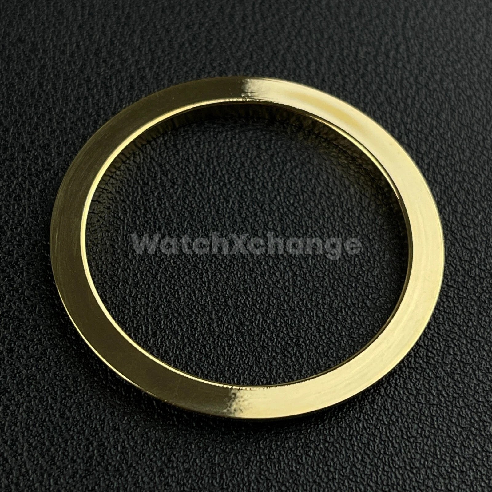 Gold Fluted Polished Stainless Steel Watch Bezel Insert Ring 36mm 39mm