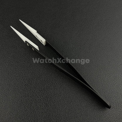 Precision Ceramic Tweezers Heat Resistant Anti-Static Straight Pointed