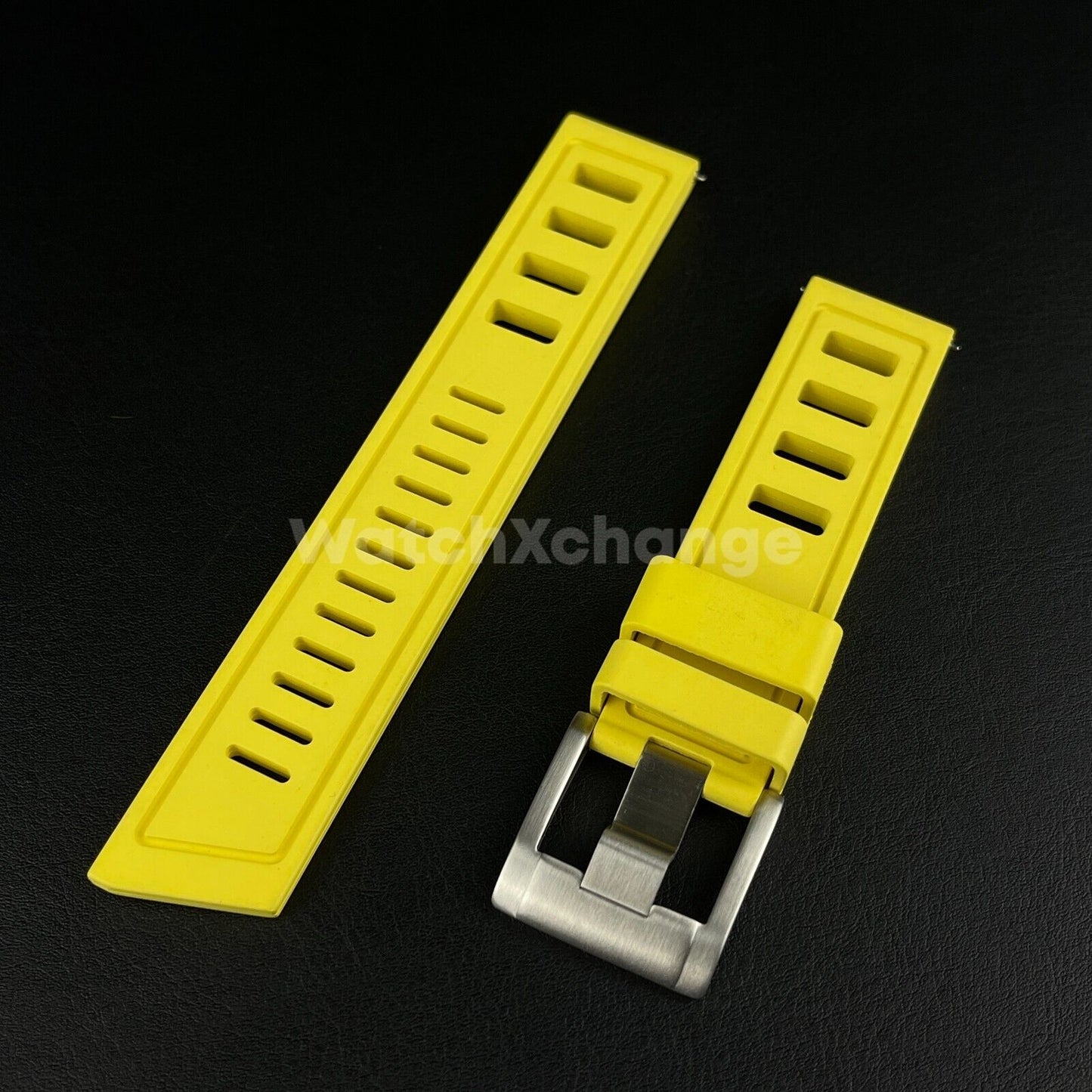 High Quality Premium FKM Rubber Watch Strap Band 20mm Various Colours