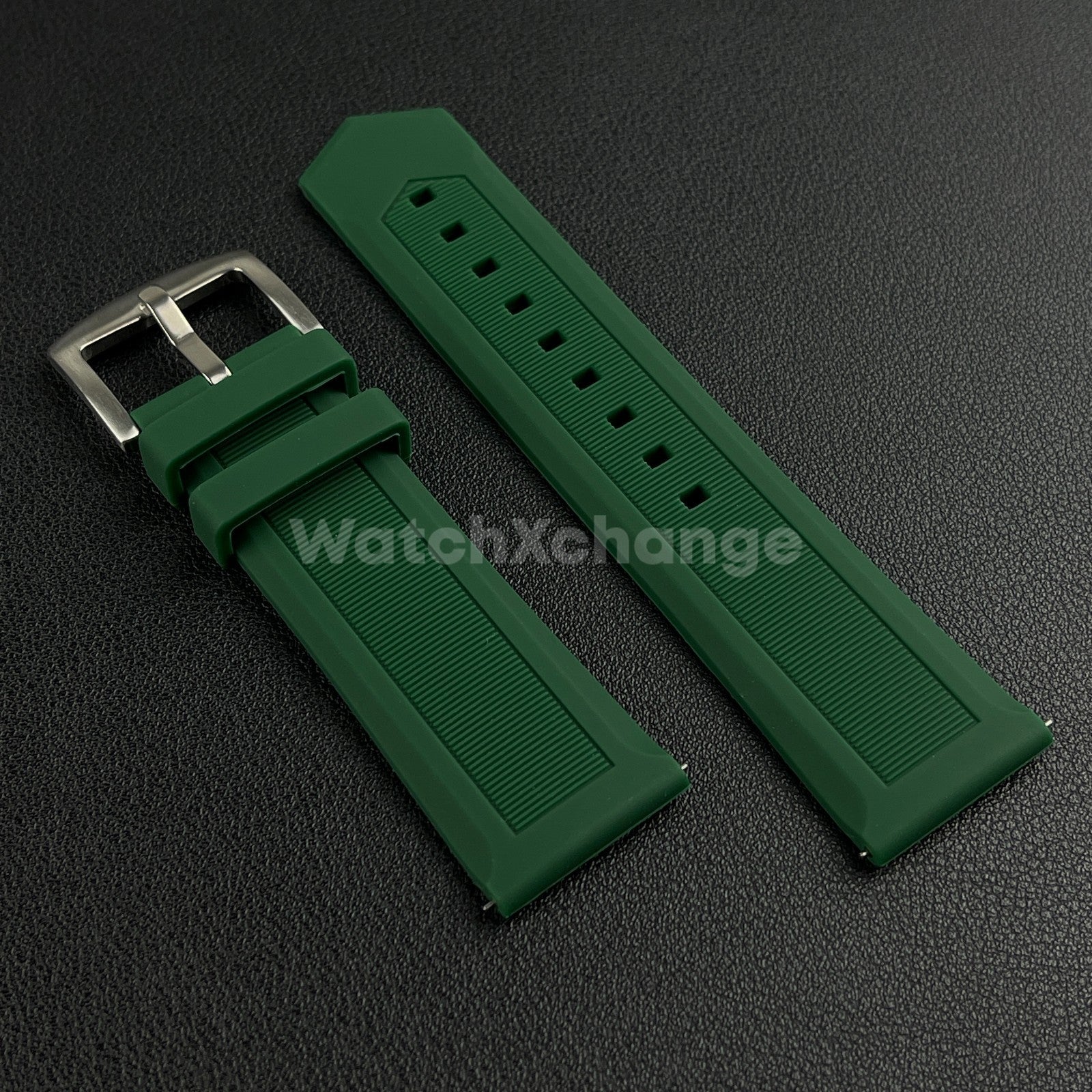 Green Silicone Watch Strap For TAG HEUER F1 Rubber 18 20mm 22mm 24mm Wrist Band