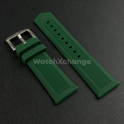 Green Silicone Watch Strap For TAG HEUER F1 Rubber 18 20mm 22mm 24mm Wrist Band
