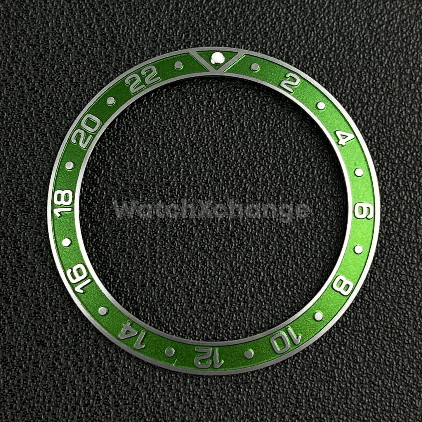 Green & Silver 38mm Sloping Bezel Insert For Watch GMT Seiko Rolex SKX007 SRPD