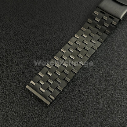 Black Stainless Steel Super Engineer Watch Band Bracelet For Seiko 18mm - 24mm