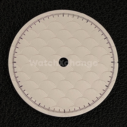 28.5mm White Shell Texture Watch Dial Face for SEIKO NH35 NH36 Movements