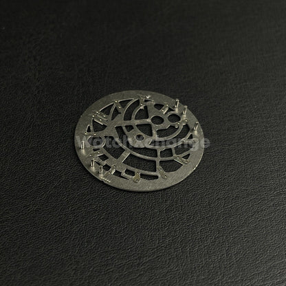 Grey 29mm Skeleton Dial Face Fit For NH35 NH36 NH70 NH72 Movement Watch Part