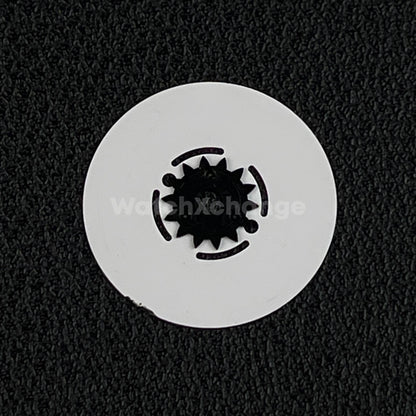Spanish & English Black White Day Week Date Disk Wheel for NH36 Movement 3.0