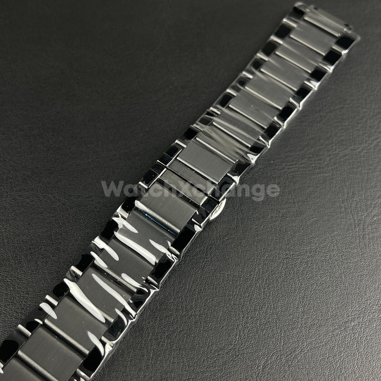 27*19mm Black Stainless Steel Watch Band Strap For HUBLOT BIG BANG Bracelet