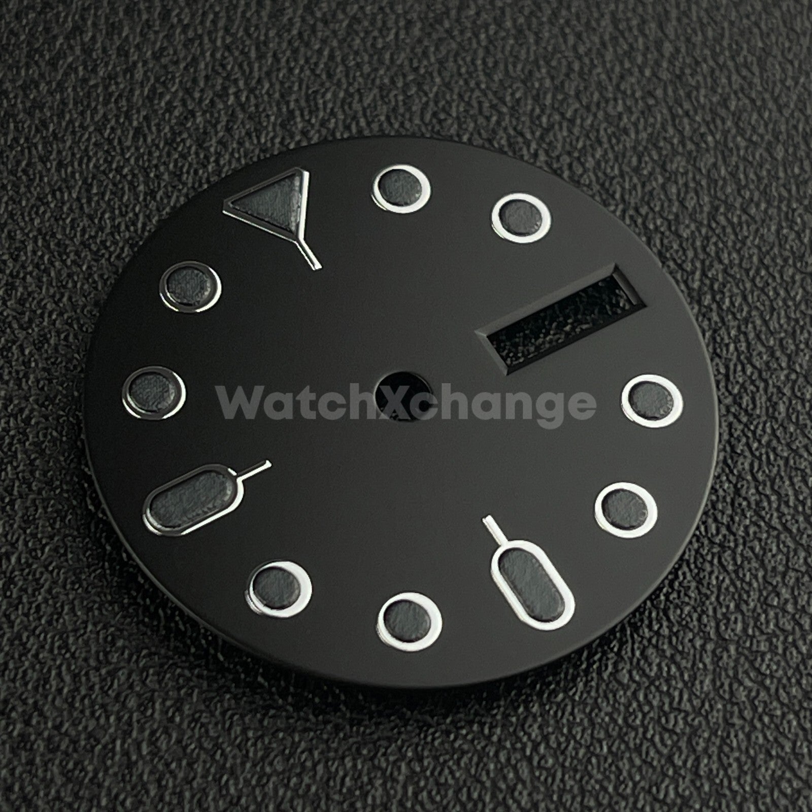 28.5mm Black & Grey Watch Dial Face for SEIKO NH36 Movement