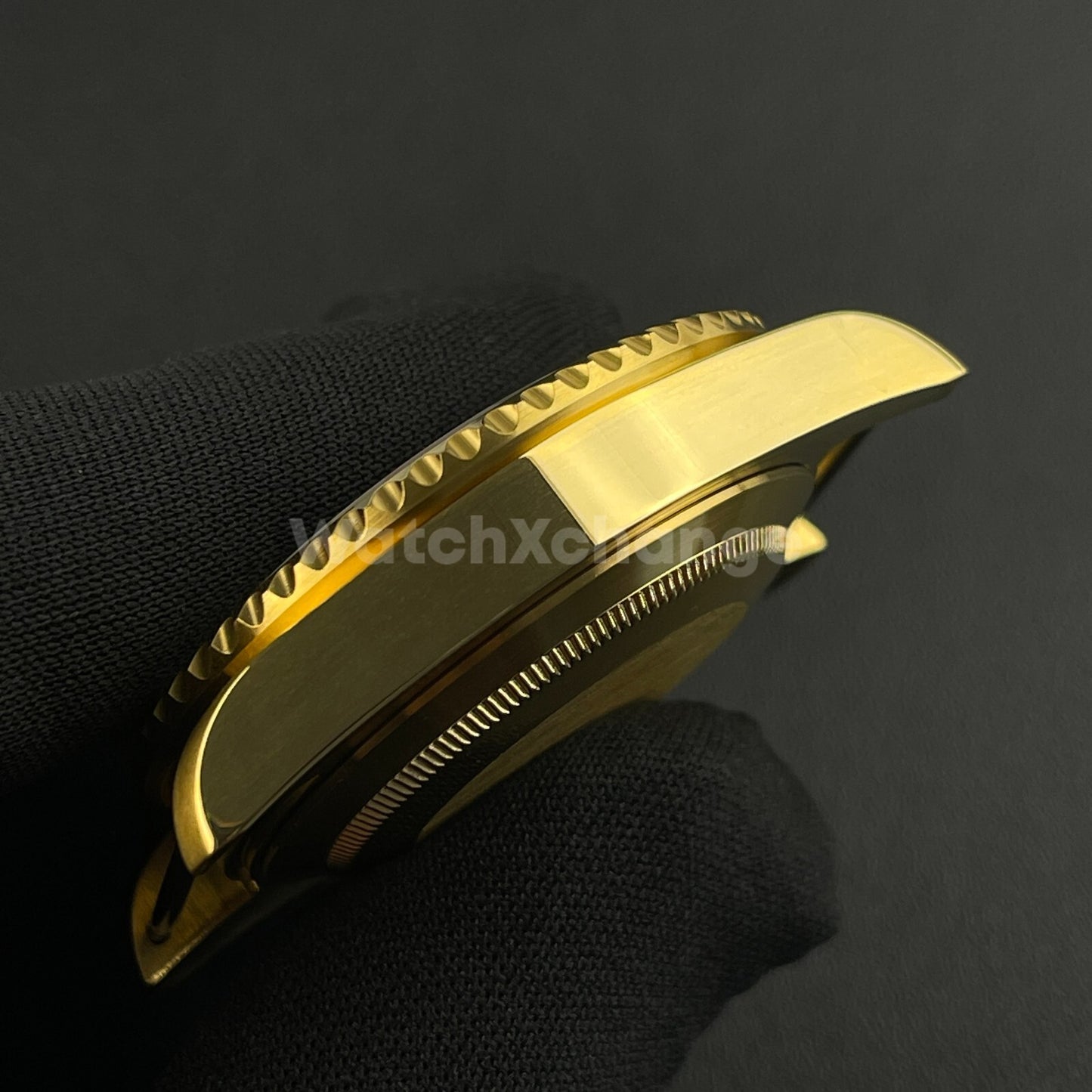 40mm Gold Stainless Steel Divers Watch Case GMT Submariner for NH35 NH36