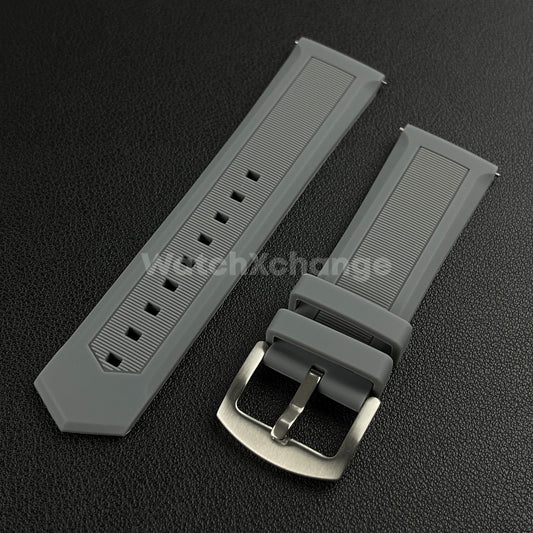 Grey Silicone Watch Strap For TAG HEUER F1 Rubber 18 20mm 22mm 24mm Wrist Band