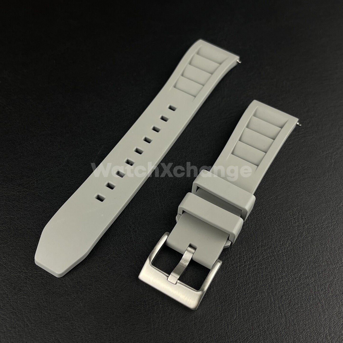 Premium FKM Rubber Watch Strap Band 20mm Quick Release Pin Various Colours