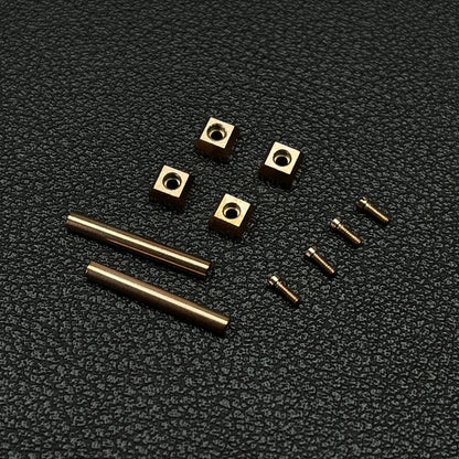 Rose Gold Cartier Pasha Screws Tubes Strap Bracelet Band 16mm-22mm Lug Watch Pin