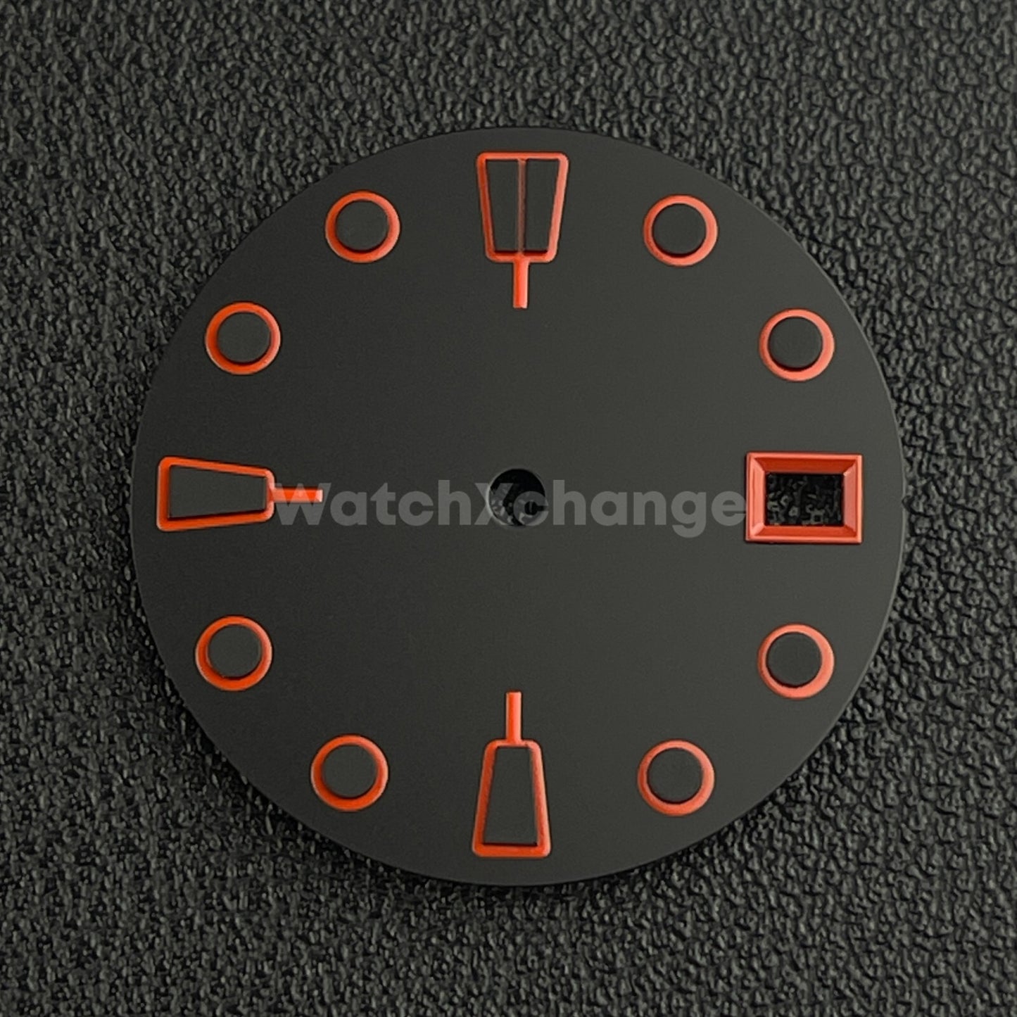 28.5mm Black & Red Watch Dial Face for SEIKO NH35 Movement