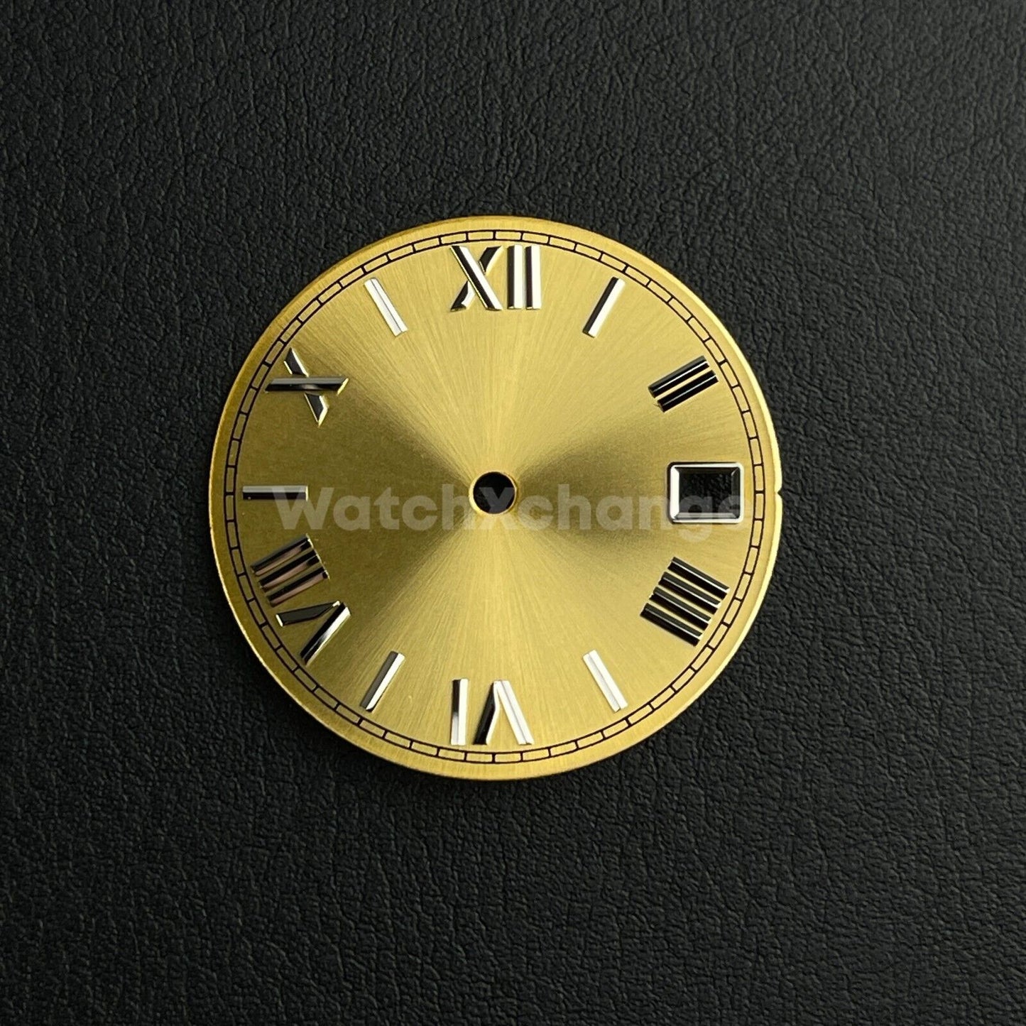 28.5mm Gold & Silver Watch Dial for SEIKO NH35 NH36 Watch Movement