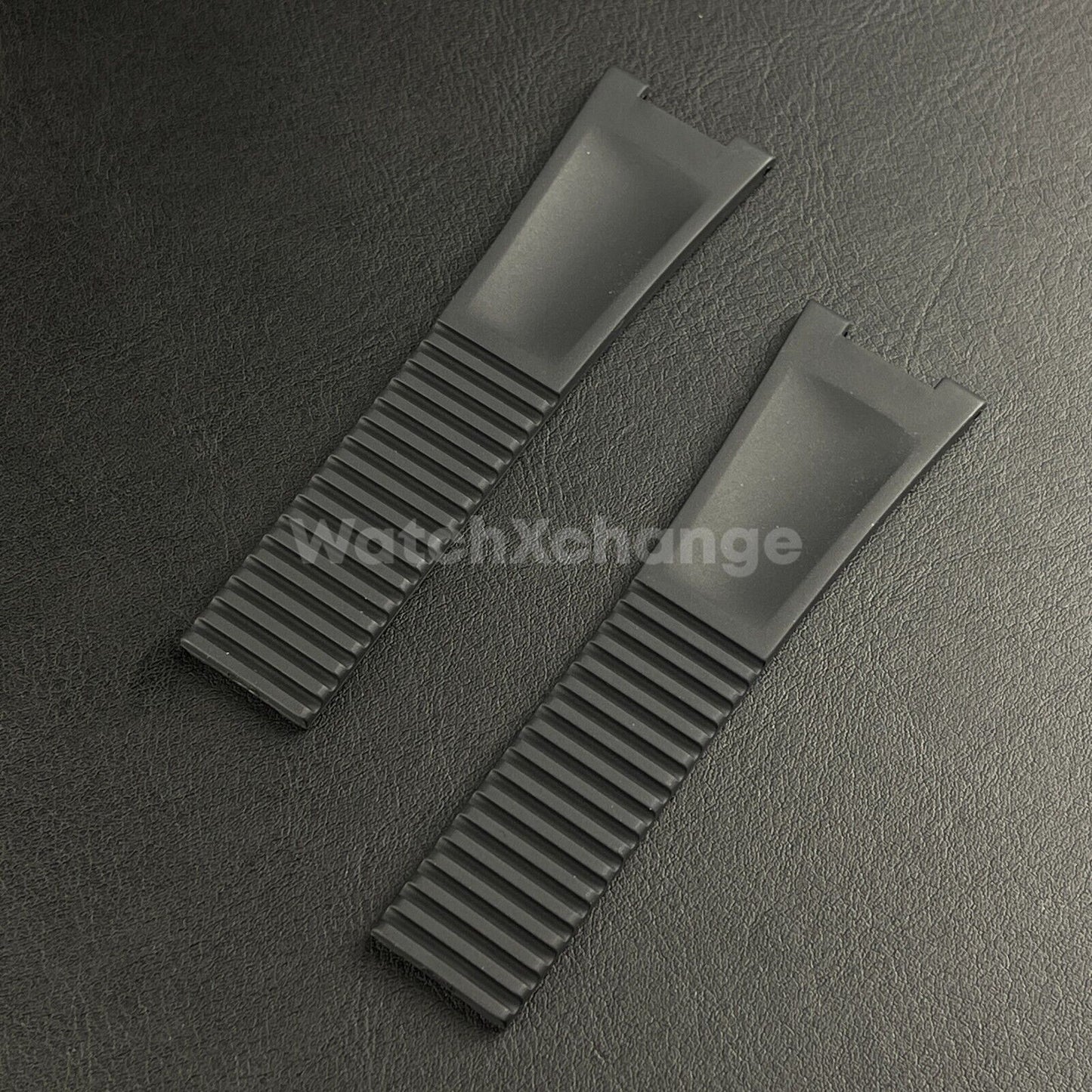 Black Silicone Watch Band Fit for Patek Philippe Nautilus 5711/5712/5980 Strap