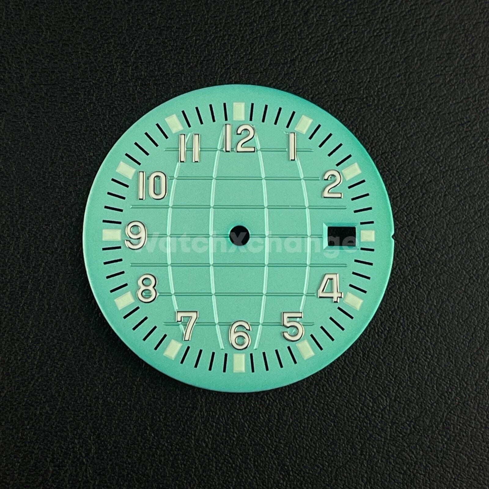 32mm Blue Turquoise Watch Dial for SEIKO NH35/NH36/4R/7S Watch Movement Parts
