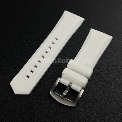 White Silicone Watch Strap For TAG HEUER F1 Rubber 18 20mm 22mm 24mm Wrist Band