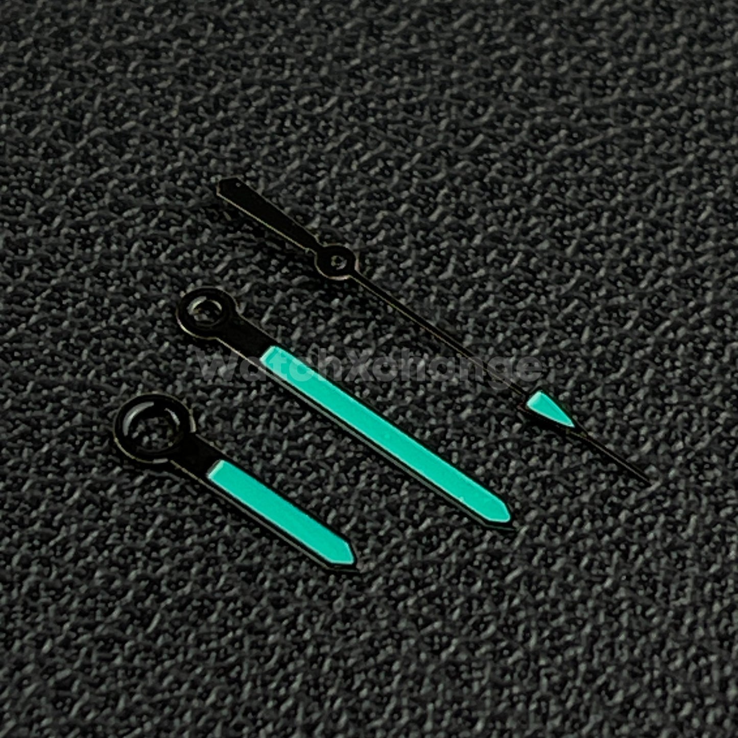 Black & Green Watch Hands For SEIKO NH35 NH36 Movements Style Triangle End