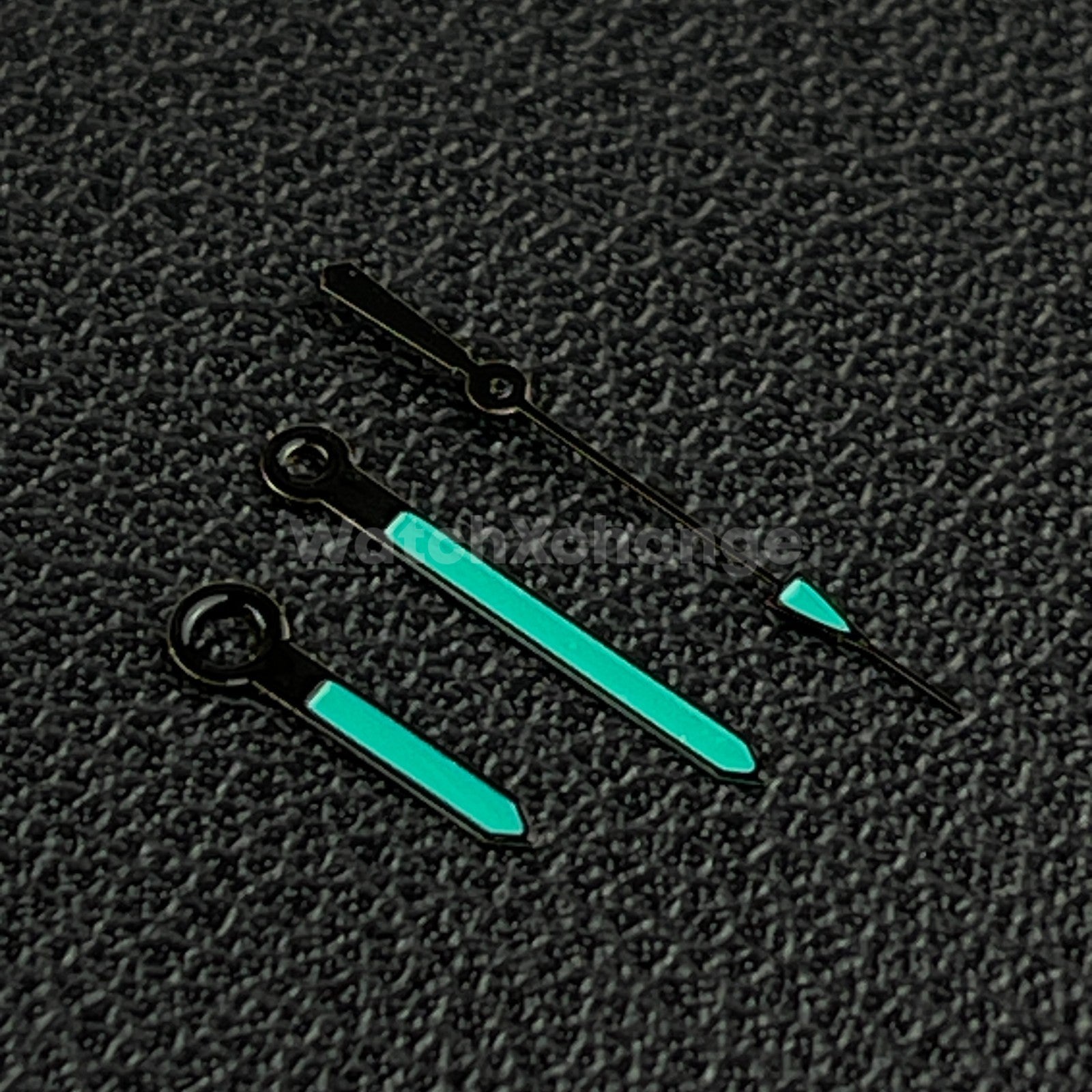 Black & Green Watch Hands For SEIKO NH35 NH36 Movements Style Triangle End