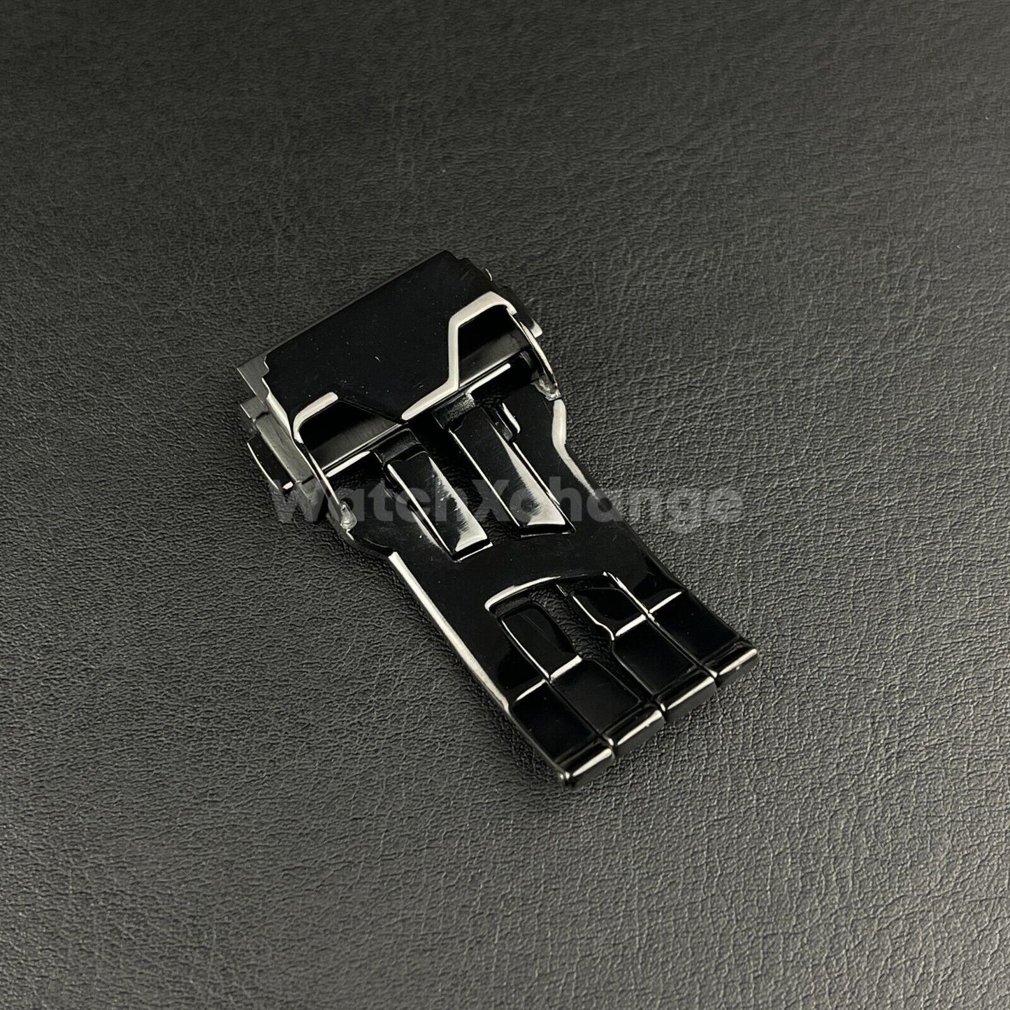 Black 20mm Clasp For HUBLOT Watch Rubber Strap Band Buckle Stainless Steel