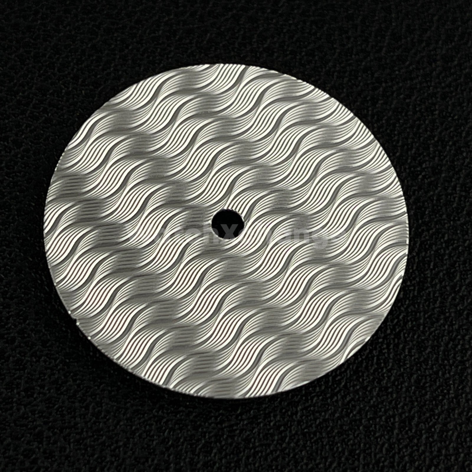 28.5mm Silver Wavy Texture Watch Dial Face for SEIKO NH35 NH36 Movements
