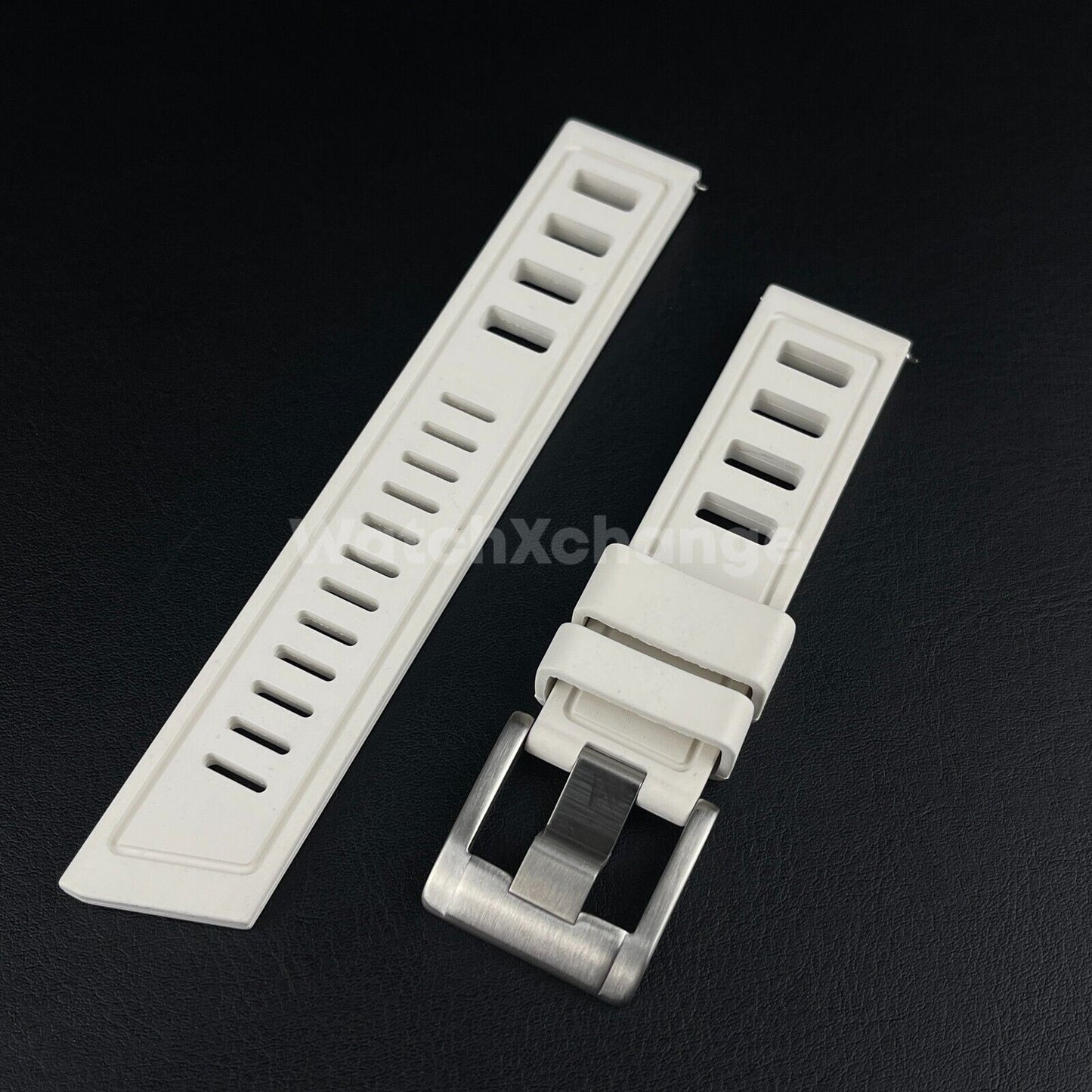 High Quality Premium FKM Rubber Watch Strap Band 20mm Various Colours