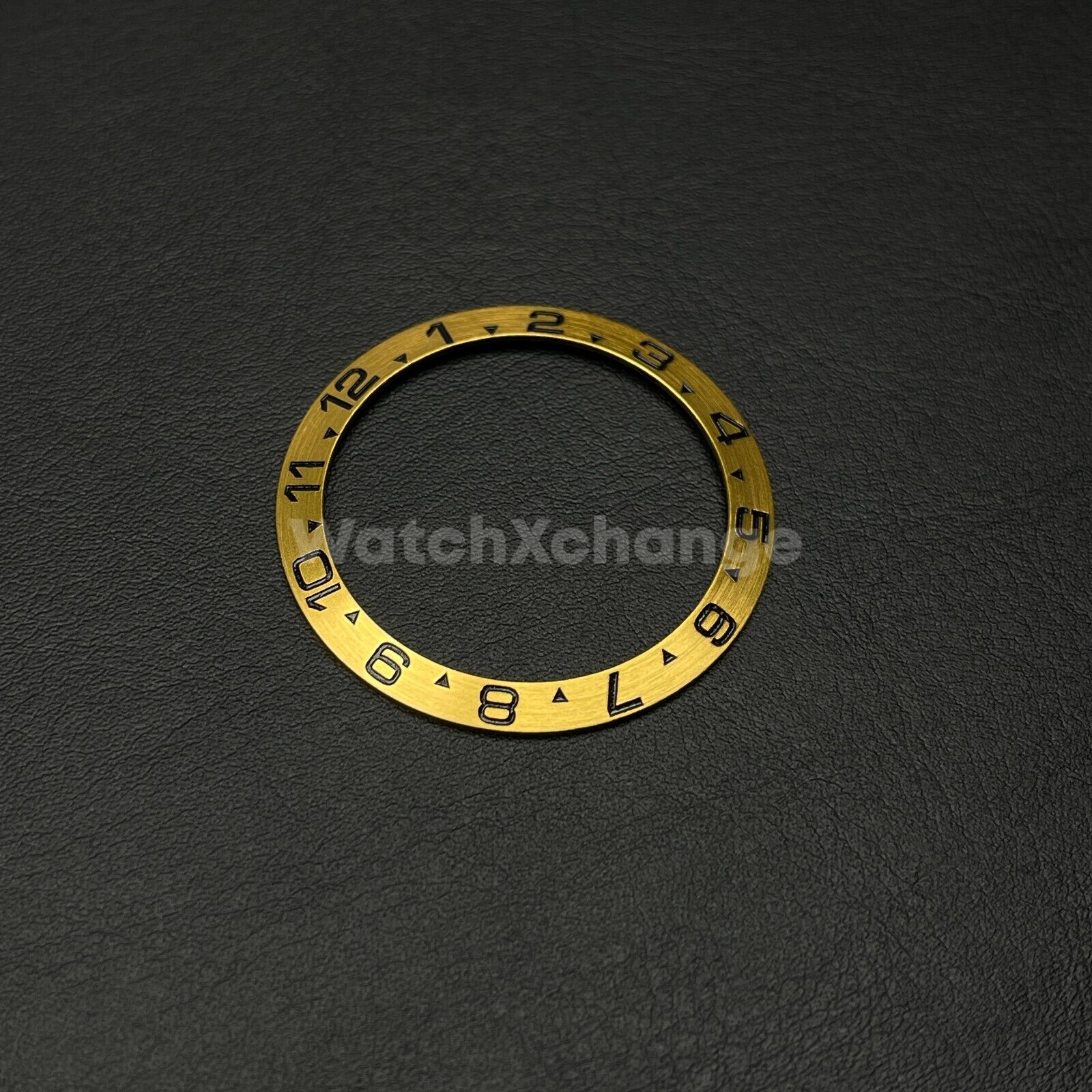 38mm Metal Bezel insert For Divers Watch Rolex GMT Seiko SKX SRPD Gold & Black