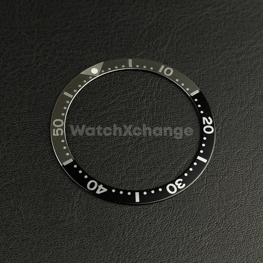 Grey & Black 38mm Flat Aluminium Bezel Insert For Divers Watch Seiko Mod Turtle