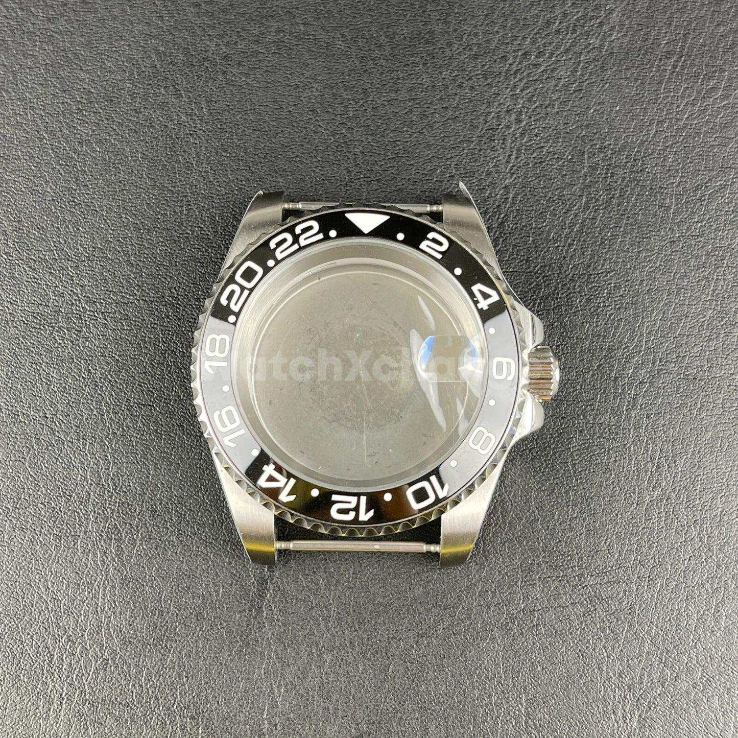 Diver 40mm SUB Watch Case fit NH35A NH36 10ATM Silver Colour Solid Back Sapphire