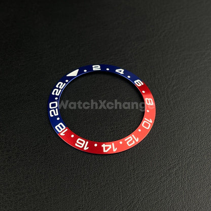 39.8mm Bezel insert For Divers Watch Rolex GMT Seiko SKX SRPD Blue Red Pepsi