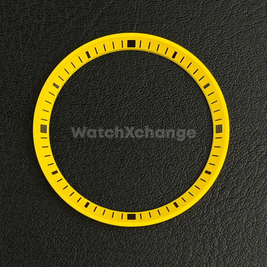 Yellow Chapter Ring for Seiko SKX007 SRPD & Mod Watches 32.3mm NH36 NH35