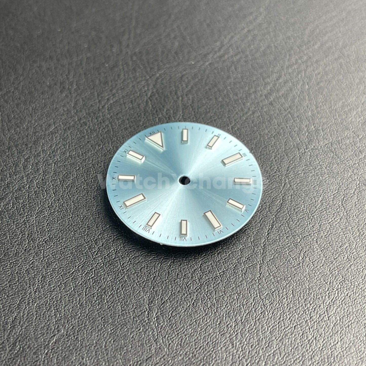 28.5MM Light Blue Watch Dial Luminous Accessory for NH35/ETA2836/8215 Movement