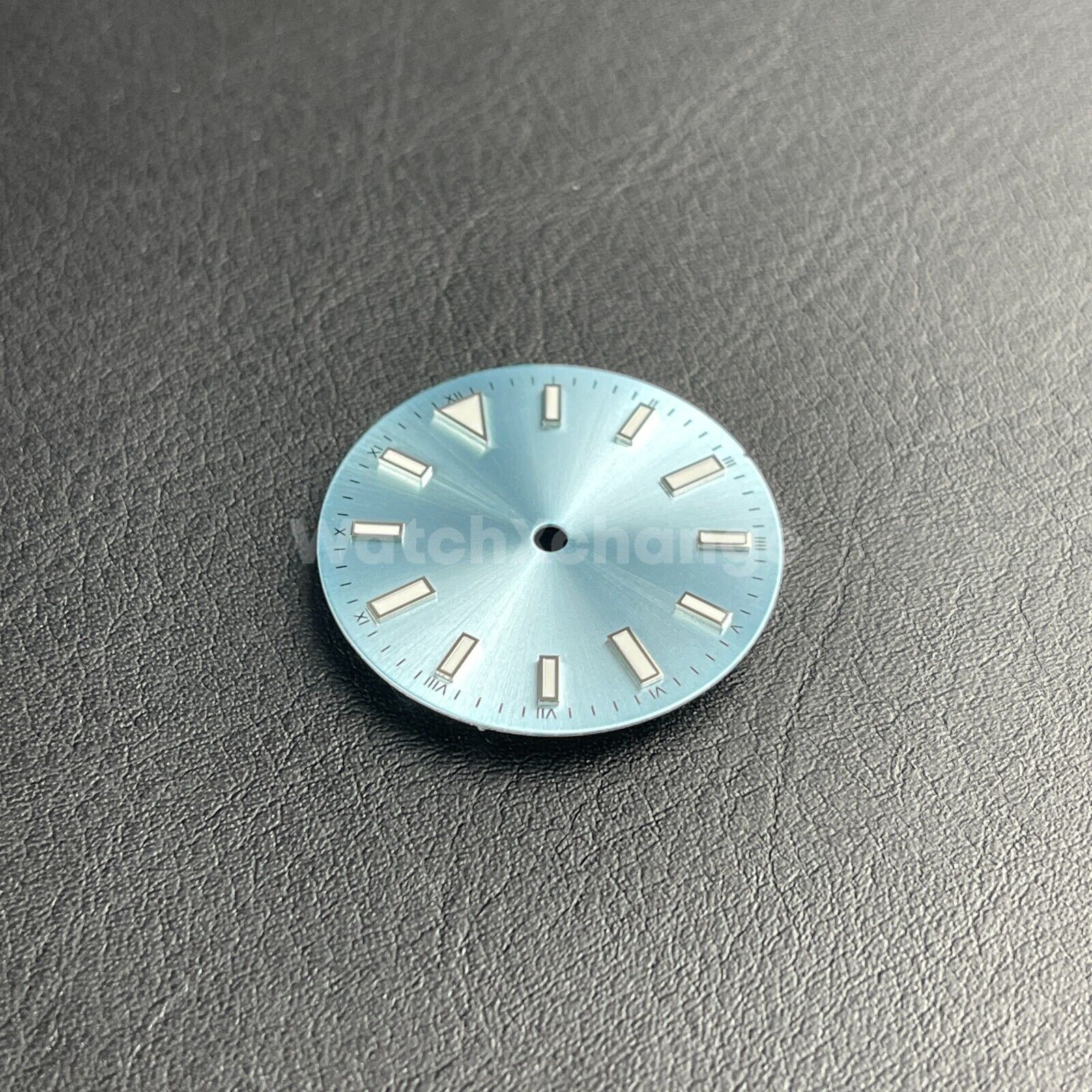 28.5MM Light Blue Watch Dial Luminous Accessory for NH35/ETA2836/8215 Movement