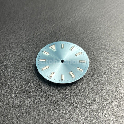 28.5MM Light Blue Watch Dial Luminous Accessory for NH35/ETA2836/8215 Movement