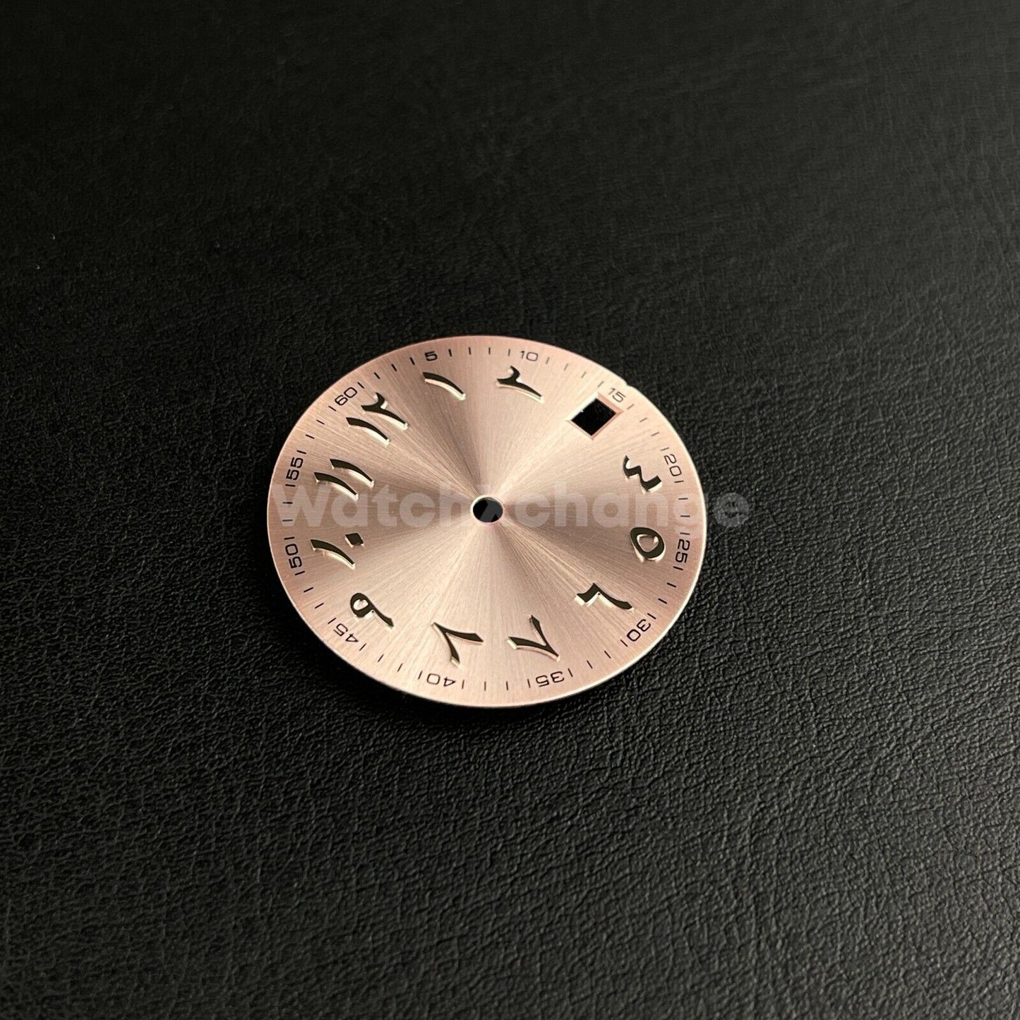 28.5mm Rose Gold Silver Arabic Watch Dial NH35 NH36 Movement Professional