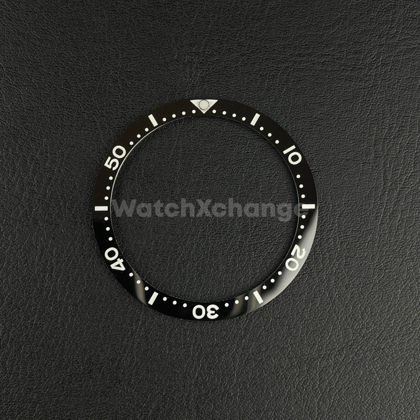 Black & White 38mm Flat Ceramic Bezel Insert For Divers Watch Seiko Mod SKX SRPD