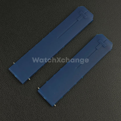 For T-TOUCH Watch TISSOT 20mm / 21mm Rubber Z353 Strap Band Clasp Buckle Blue