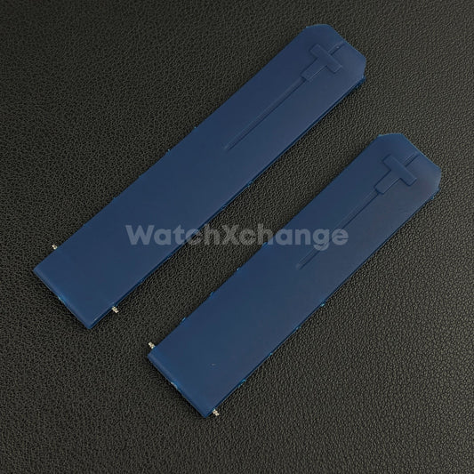 For T-TOUCH Watch TISSOT 20mm / 21mm Rubber Z353 Strap Band Clasp Buckle Blue
