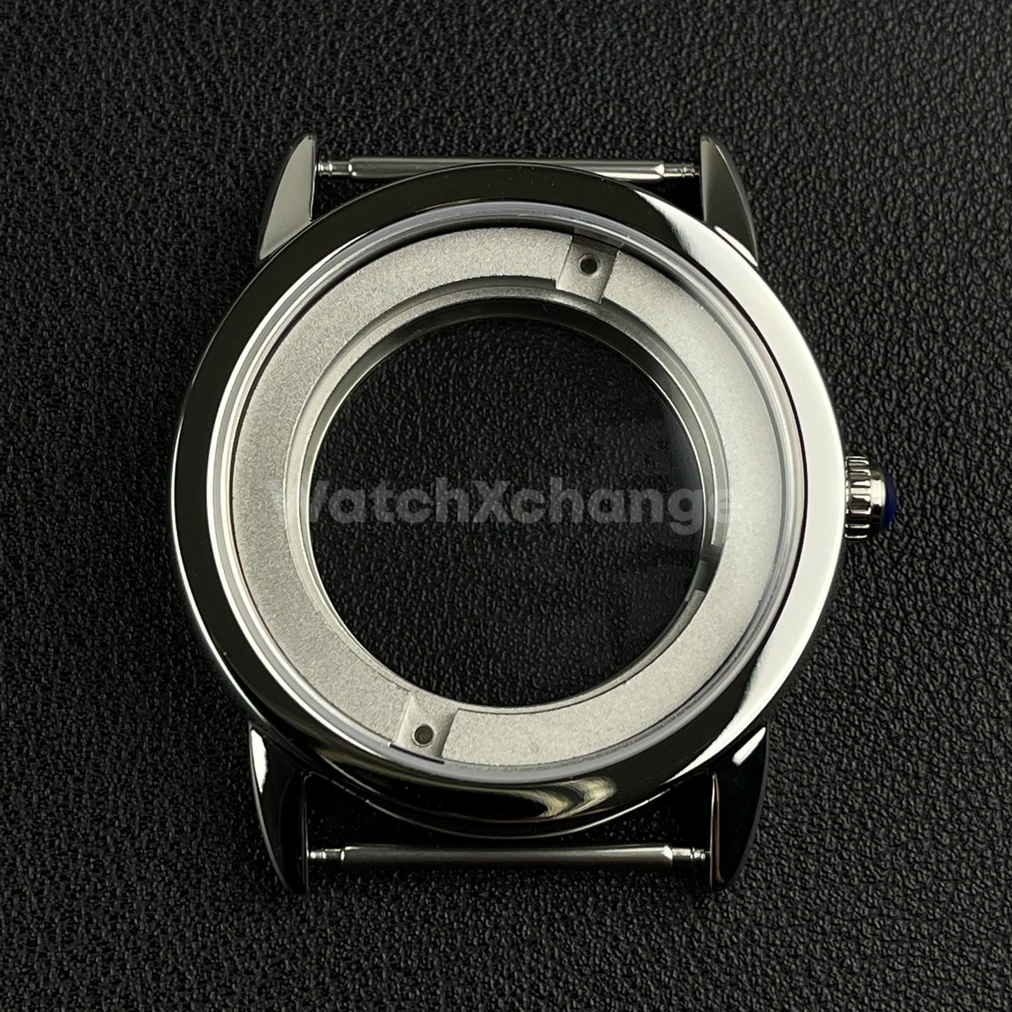 Sapphire Crystal 42mm Stainless Steel Watch Case For ETA 2824 PT5000 Movement