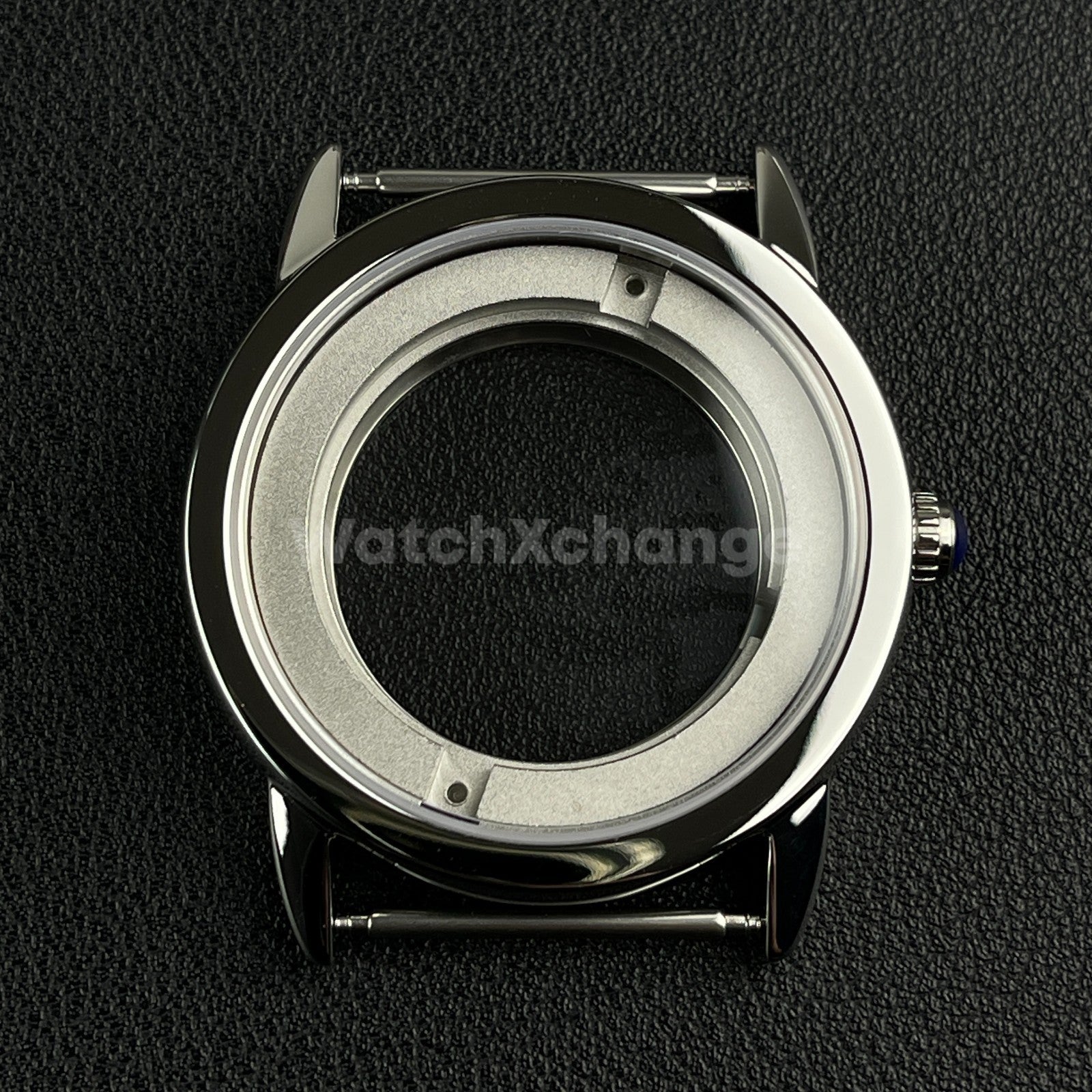 Sapphire Crystal 42mm Stainless Steel Watch Case For ETA 2824 PT5000 Movement