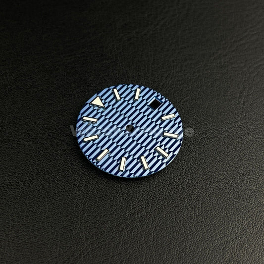 28.5mm Blue Watch Dial for SEIKO NH35 Watch Movement Parts