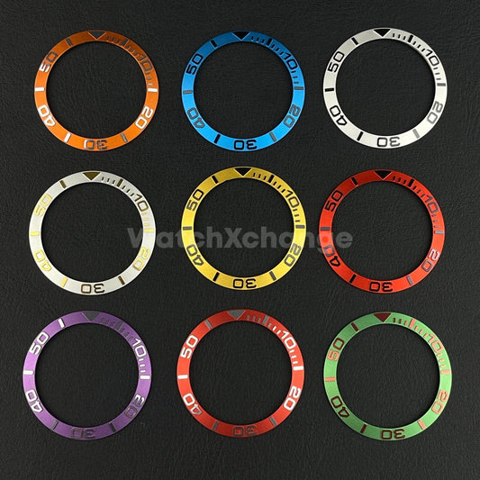 38mm Metal Aluminium Bezel insert For Divers Watch Rolex GMT Seiko SKX SRPD