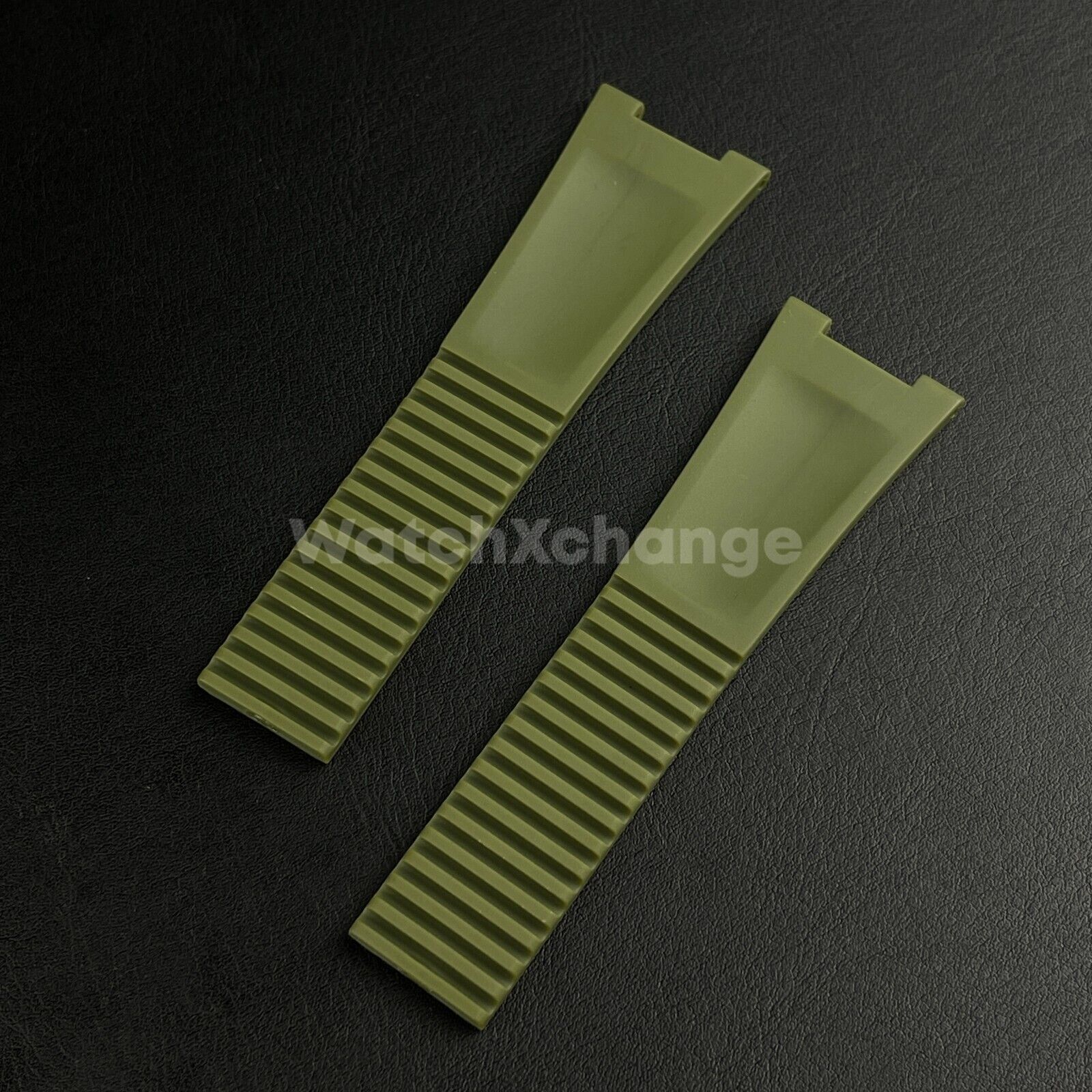 Green Silicone Watch Band Fit for Patek Philippe Nautilus 5711/5712/5980 Strap