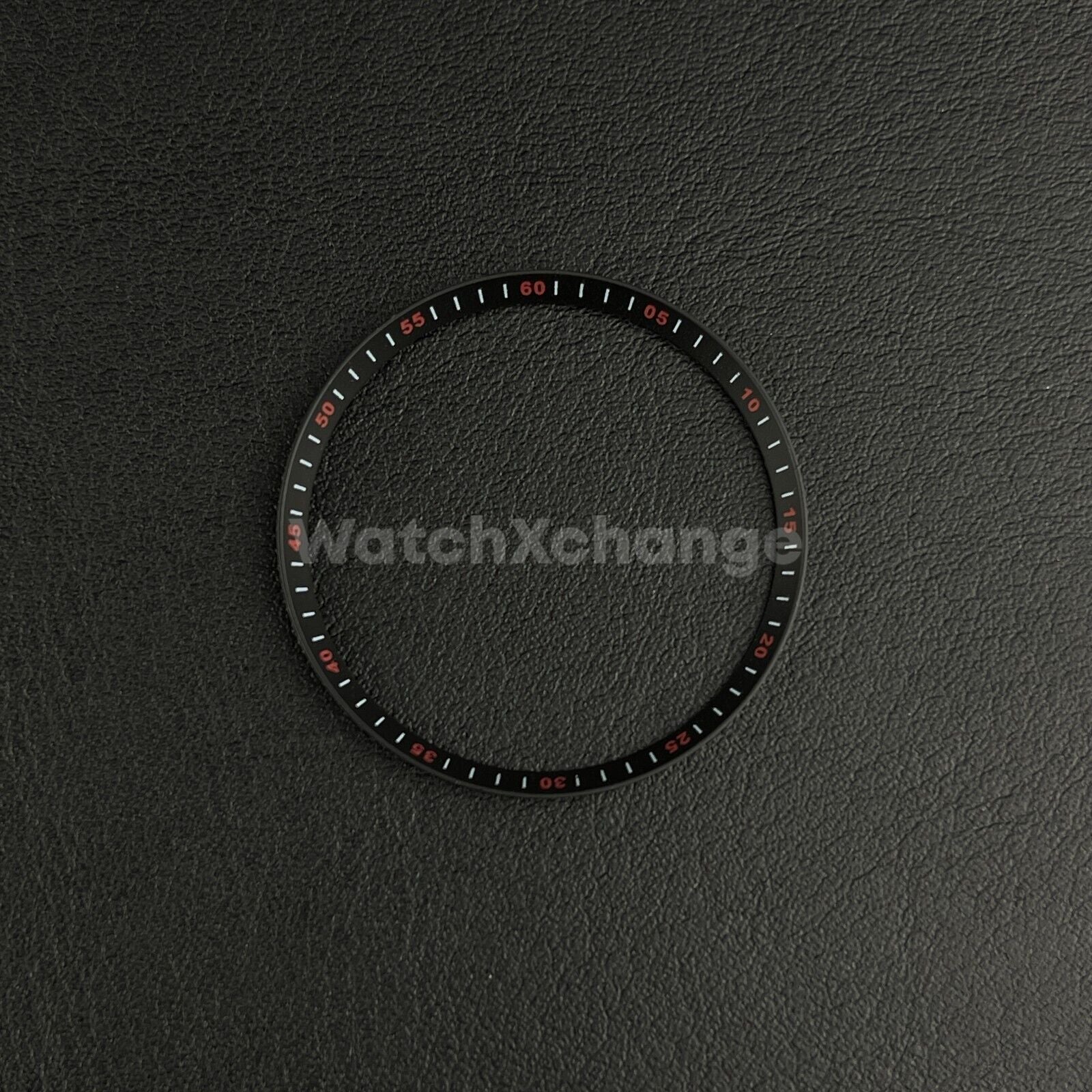 Black & Red Chapter Ring for Seiko SKX007 SRPD & Mod Watches 30.5mm NH36 NH35