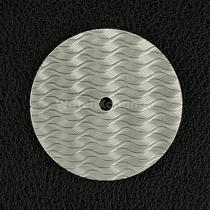 28.5mm Silver Wavy Texture Watch Dial Face for SEIKO NH35 NH36 Movements
