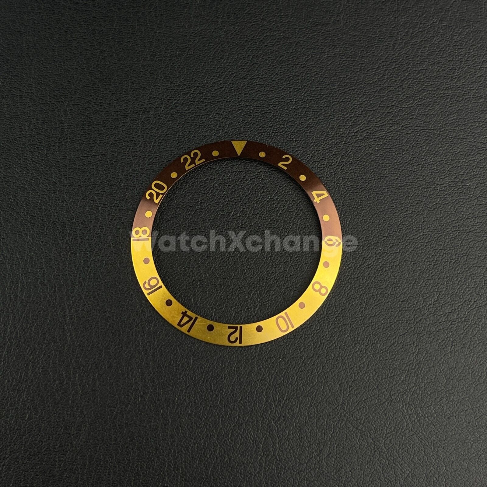 38mm Metal Bezel insert For Divers Watch Rolex GMT Seiko SKX SRPD Brown & Gold