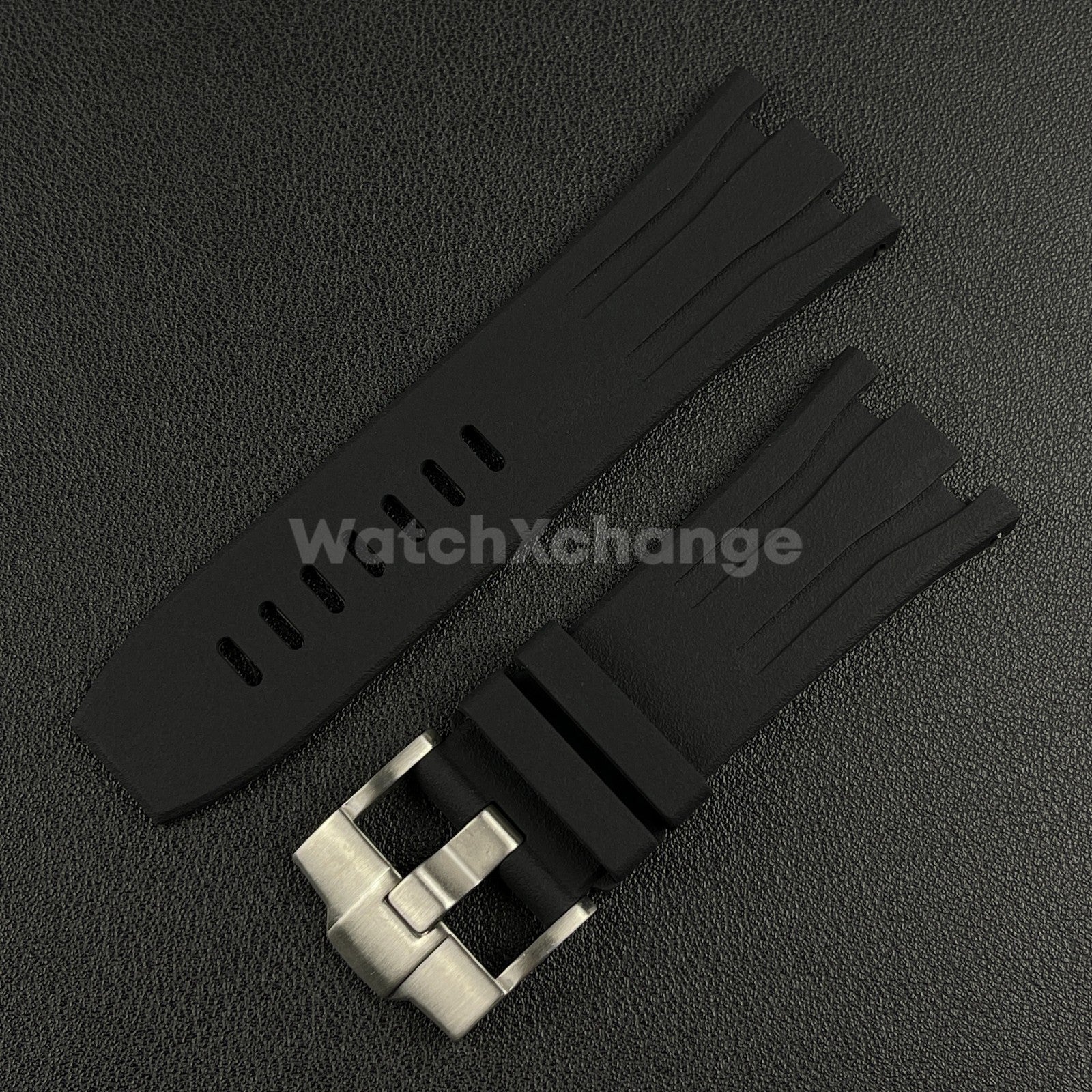 For Audemars Piguet Royal Oak Offshore 44mm Case 30mm Black Rubber Watch Strap